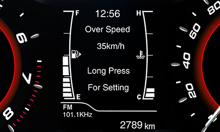 ESM overspeed alarm system