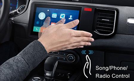 9-inch touch screen