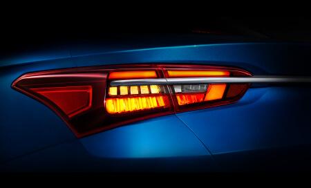 Matrix-type LED taillight